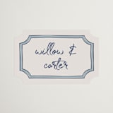 "Vase" - Wedding Favor Stickers in Neptune by Kelly Watkins - Sticker
