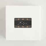 "Timeless Nature" - Wedding Favor Stickers in Ebony by Ana de Sousa - In use