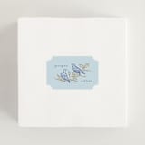 "meet me in the garden" - Wedding Favor Stickers in Cornflower by Grae - In use