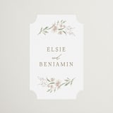"Meadow" - Wedding Favor Stickers in Spring Mist by Erin L. Wilson - Front