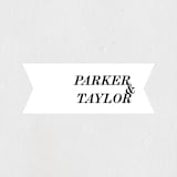 "Slanted" - Wedding Favor Stickers in Noir by Drango Design - Front