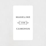 "Confection" - Wedding Favor Stickers in Cloud by Jill Means - Front