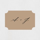"Sketched Flora" - Wedding Favor Stickers in Cream by Paper Raven Co. - Front