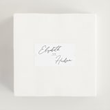 "Macaron" - Wedding Favor Stickers in Snow by Nicoletta Savod - In use