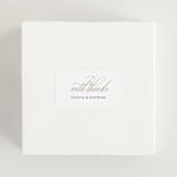"Aligned" - Wedding Favor Stickers in Spun Sugar by Jessica Williams - In use
