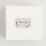 "Dining" - Wedding Favor Stickers in Pastel by Elly - In use