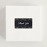 "Regency Grace" - Wedding Favor Stickers in Onyx by Ana de Sousa - In use