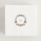 "Blooming Vine" - Wedding Favor Stickers in Blush by Susan Moyal - In use