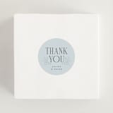 "Enchanted" - Wedding Favor Stickers in Mist by Laura Hankins - In use