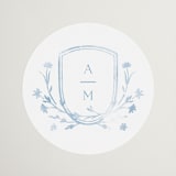 "storybook garden" - Wedding Favor Stickers in Bluebell by Kristie Kern - Front