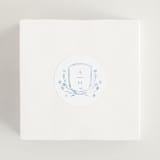 "storybook garden" - Wedding Favor Stickers in Bluebell by Kristie Kern - In use