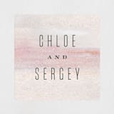 "Painted Desert" - Wedding Favor Stickers in Sandstone by Hooray Creative - Front