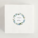 "Disney's Cinderella Fairytale" - Wedding Favor Stickers in Bluebell by Susan Moyal - In use