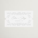 "Clarity" - Wedding Favor Stickers in Cloud by Ana Sharpe - Front