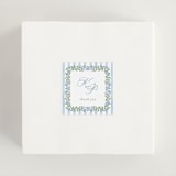 "Pillowy border" - Wedding Favor Stickers in Ocean by Creo Study - In Use