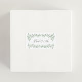 "Romantic Garden" - Wedding Favor Stickers in Mint by Melinda Denison - In Use
