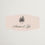"Arboretum" - Wedding Favor Stickers in Almond by Morgan Kendall - Front