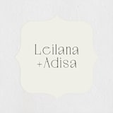 "Cadence" - Wedding Favor Stickers in Ivory by Jennifer Wick - Front