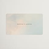 "Daybreak" - Wedding Favor Stickers in Dove by Olivia Kanaley Inman - Front