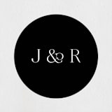 "Aligning" - Wedding Favor Stickers in Tuxedo by Genna Blackburn - Front