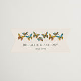 "Flutter" - Wedding Favor Stickers in Sunset by Jen Owens - Front