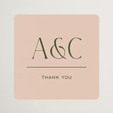 "Martini" - Wedding Favor Stickers in Olive by Pixel and Hank - Front