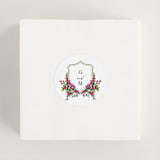 "Romantic Florals" - Wedding Favor Stickers in Peony by Susan Moyal - In use