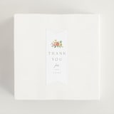 "Chelsea" - Wedding Favor Stickers in Hibiscus by Everett Paper Goods - In use