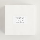 "Grand Scale" - Wedding Favor Stickers in Caviar by Olivia Raufman - In use