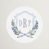 "Lavender" - Wedding Favor Stickers in Tuscany by Claudia Orengo - Front