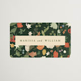 "all the flowers of the world" - Wedding Favor Stickers in Garden by Sumak Studio - Front