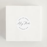 "Beautifully Scripted" - Wedding Favor Stickers in Pearl by Hooray Creative - In use