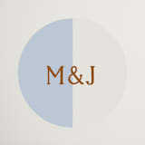 "Stripes" - Wedding Favor Stickers in Wave by Kelly Watkins - Front