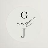 "Love and Faith" - Wedding Favor Stickers in Vanilla by Louise Kay - Front