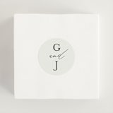 "Love and Faith" - Wedding Favor Stickers in Vanilla by Louise Kay - In use