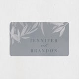 "Orient Garden" - Wedding Favor Stickers in Saffron by Vera Lim - Front