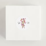 "Barolo" - Wedding Favor Stickers in Deep Blush by Pati Cascino - In Use