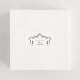 "Summit Serenity" - Wedding Favor Stickers in Quartz by Ana de Sousa - In use