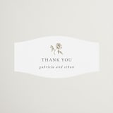 "Here With You" - Wedding Favor Stickers in Classic Bride by Design Lotus - Front
