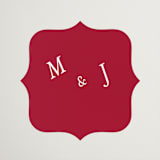 "Amore" - Wedding Favor Stickers in Snow by Ani Somi - Front