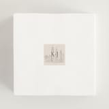 "New York Toile" - Wedding Favor Stickers in Antique by Jenna Holcomb - In Use