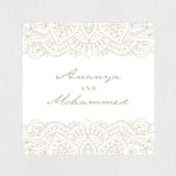 "Extravagant" - Wedding Favor Stickers in Natural by Jessie Steury - Front