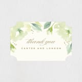 "Southern Garden" - Wedding Favor Stickers in Moss by Lori Wemple - Front