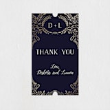 "Wedding Enchantment" - Wedding Favor Stickers in Midnight by Chris Griffith - Front