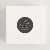 "Formal lines" - Wedding Favor Stickers in Iron by Erica Krystek - In use