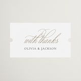 "Fineline" - Wedding Favor Stickers in Spun Sugar by Jessica Williams - Front