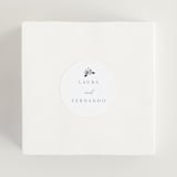 "Be With You" - Wedding Favor Stickers in French by Design Lotus - In use