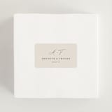 "Love Story" - Wedding Favor Stickers in Mocha by Jennifer Postorino - In use