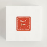 "Party On!" - Wedding Favor Stickers in Sangria Spark by Zove Ahhh - In use