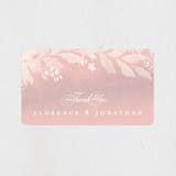 "Summer Bliss" - Wedding Favor Stickers in Blush by Grace Kreinbrink - Front
